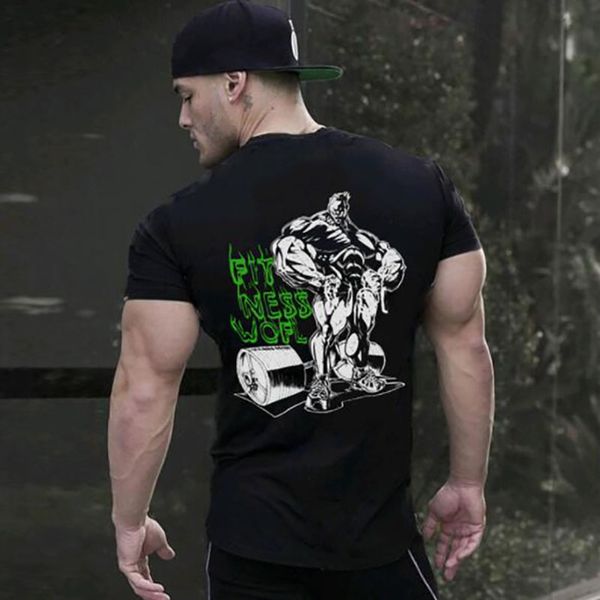men's t-shirts 2021 summer mens gyms t shirt fitness bodybuilding fashion male short cotton clothing brand tee, White;black
men's t-shirts 2021 summer mens gyms t shirt fitness bodybuilding fashion male short cotton clothing brand tee, White;black
