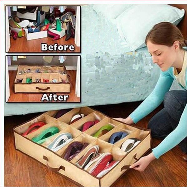 12 pairs cloth fabric shoes storage organizer holder shoe organizer boxes closet 67*56*15cm can use to home hot
12 pairs cloth fabric shoes storage organizer holder shoe organizer boxes closet 67*56*15cm can use to home hot