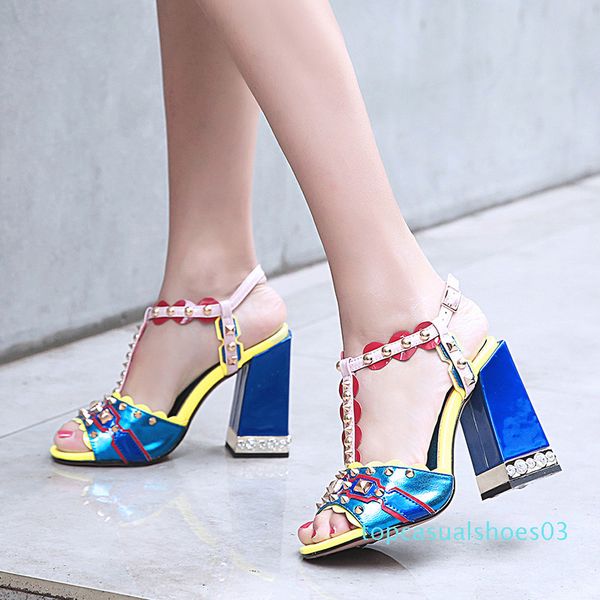 verconas 2020 woman pumps woman sandals summer sheepskin rivets metal decoration round toe high heels/square heels shoes t03, Black
verconas 2020 woman pumps woman sandals summer sheepskin rivets metal decoration round toe high heels/square heels shoes t03, Black