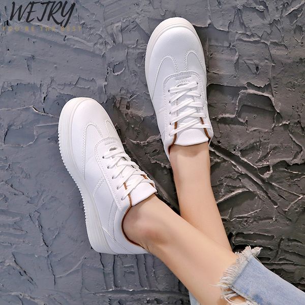 new 2019 spring autumn breathable comfortable shoes women flats soft leather fashion women's casual white shoes, Black
new 2019 spring autumn breathable comfortable shoes women flats soft leather fashion women's casual white shoes, Black