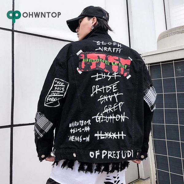 graffiti letter print denim jackets streetwear hip hop fashion men vintage punk rock cowboy jeans jacket coats male outwear, Black;brown
graffiti letter print denim jackets streetwear hip hop fashion men vintage punk rock cowboy jeans jacket coats male outwear, Black;brown