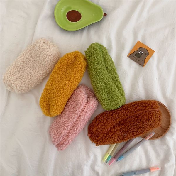 simple lamb plush pencil bag multi-color student cute stationery storage bag pencil pouch school supplies office supplies
simple lamb plush pencil bag multi-color student cute stationery storage bag pencil pouch school supplies office supplies