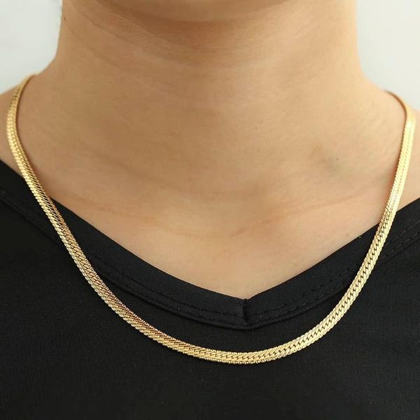 4mm mens womens necklace hammered curb cuban link chain yellow gold filled necklace jewelry gifts lgn420, Silver
4mm mens womens necklace hammered curb cuban link chain yellow gold filled necklace jewelry gifts lgn420, Silver