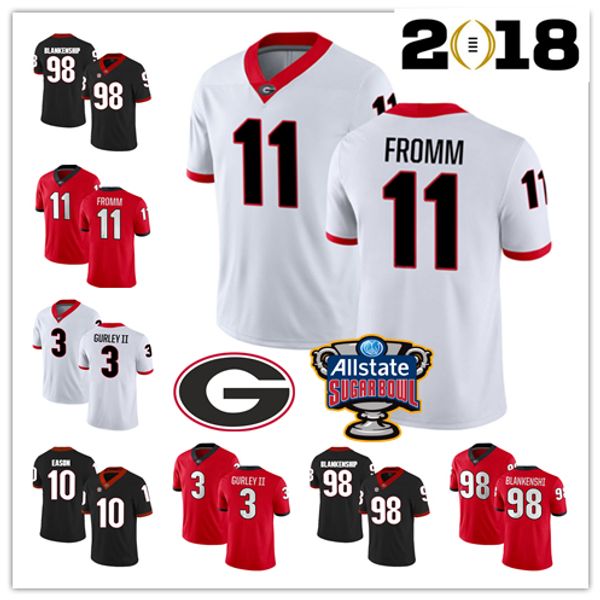 2019 georgia bulldogs 11 jake fromm 3 todd gurley ii 10 jacob eason rodrigo blankenship uga bulldogs stitched college football 150th jerseys, Black
2019 georgia bulldogs 11 jake fromm 3 todd gurley ii 10 jacob eason rodrigo blankenship uga bulldogs stitched college football 150th jerseys, Black
