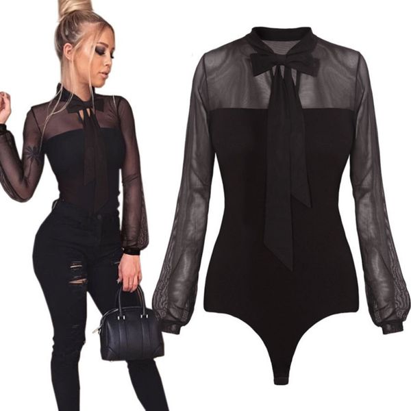 lace up bodysuit mesh long sleeves women jumpsuit summer bodysuit, Black;white
lace up bodysuit mesh long sleeves women jumpsuit summer bodysuit, Black;white