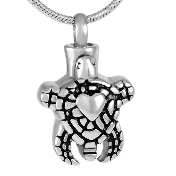 ijd9291 stainless steel cremation cute sea turtle cremation ash jewelry memorial urn necklace marine souvenir pendant, Silver
ijd9291 stainless steel cremation cute sea turtle cremation ash jewelry memorial urn necklace marine souvenir pendant, Silver