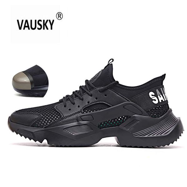 work shoes indestructible shoes 2019 fashion sneakers ultra-light soft bottom men breathable anti-smashing steel toe work boots, Black
work shoes indestructible shoes 2019 fashion sneakers ultra-light soft bottom men breathable anti-smashing steel toe work boots, Black