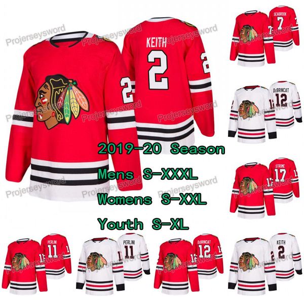 2019-20 Chicago Blackhawks 2 Duncan Keith 5 Connor Murphy 7 Brent Seabrook 11 Brendan Perlini 12 Alex DeBrincat 17 Dylan Strome Jerseys
2019-20 Chicago Blackhawks 2 Duncan Keith 5 Connor Murphy 7 Brent Seabrook 11 Brendan Perlini 12 Alex DeBrincat 17 Dylan Strome Jerseys