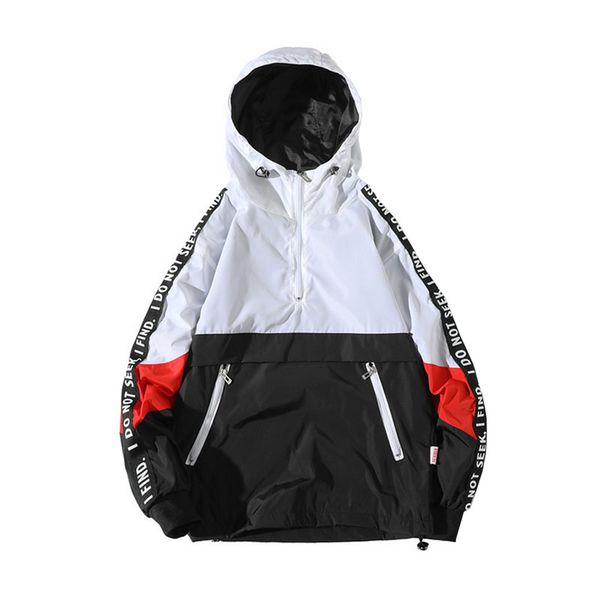 2019 hooded patchwork pullover jacket windbreaker men tracksuit fashion black teenager hip hop jackets coats streetwear for boys, Black;brown
2019 hooded patchwork pullover jacket windbreaker men tracksuit fashion black teenager hip hop jackets coats streetwear for boys, Black;brown