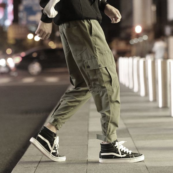 men's pants men pockets cargo harem 2021 hip hop casual male tacitcal joggers trousers fashion streetwear plus size 5xl, Black
men's pants men pockets cargo harem 2021 hip hop casual male tacitcal joggers trousers fashion streetwear plus size 5xl, Black