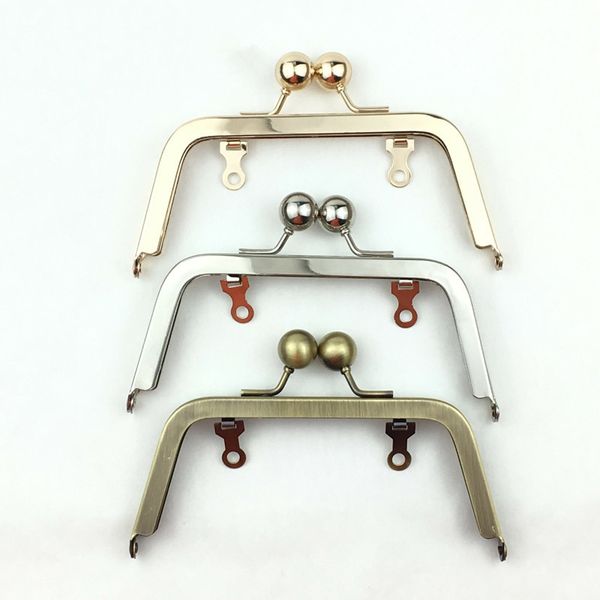 14cm screws fixed amount women diy bag making metal clasp kiss buckle purse frame, Black
14cm screws fixed amount women diy bag making metal clasp kiss buckle purse frame, Black