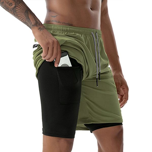 2020 summer running shorts men 2 in 1 sports jogging fitness shorts training quick dry mens gym men sport gym short pants, Black;blue
2020 summer running shorts men 2 in 1 sports jogging fitness shorts training quick dry mens gym men sport gym short pants, Black;blue