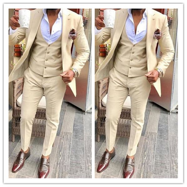 beige groom tuxedos wedding suits groomsmen man for young man prom coupple day suits (jacket+pants+vest) custom made plus size, Black;gray
beige groom tuxedos wedding suits groomsmen man for young man prom coupple day suits (jacket+pants+vest) custom made plus size, Black;gray