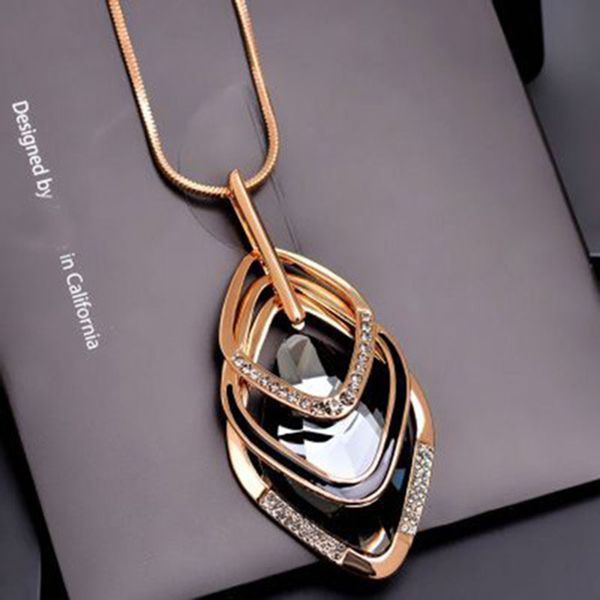 multi-layer geometric shape pendant women girls sweaters necklace crystal long chains jewelry, Silver
multi-layer geometric shape pendant women girls sweaters necklace crystal long chains jewelry, Silver