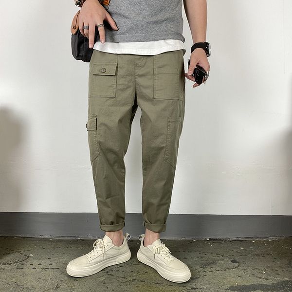 американские повседневные прямые брюки tide brand комбинезон корейской версии trendy красивый обрезанные брюки, Black
американские повседневные прямые брюки tide brand комбинезон корейской версии trendy красивый обрезанные брюки, Black