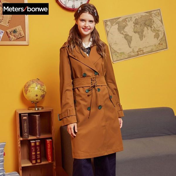 metersbonwe fashion long trench female windbreaker classic trench women autumn casual office lady coat outwear, Tan;black
metersbonwe fashion long trench female windbreaker classic trench women autumn casual office lady coat outwear, Tan;black