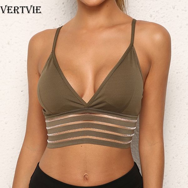 vertvie fitness sports bra for women push up cross back strappy v neck yoga running gym activewear workout underwear crop, White;black
vertvie fitness sports bra for women push up cross back strappy v neck yoga running gym activewear workout underwear crop, White;black
