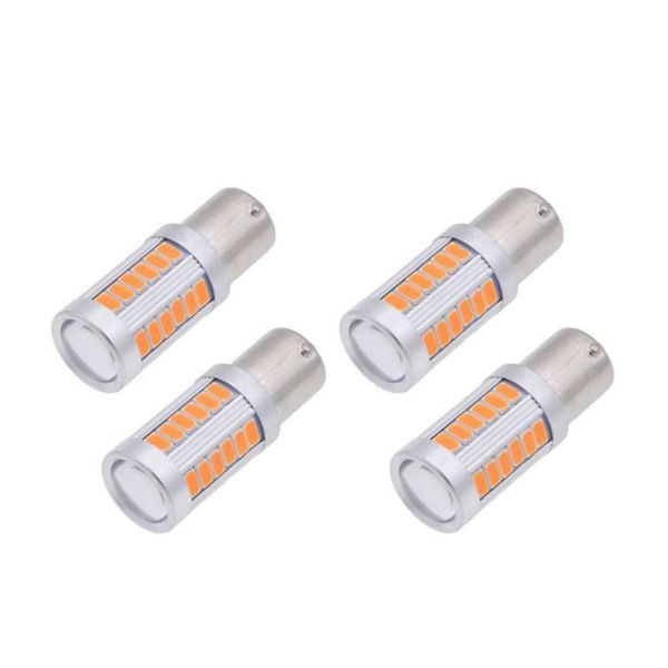 4pcs amber 1156py bau15s py21w led 33smd car tail turn brake turn signal strobe light 12v
4pcs amber 1156py bau15s py21w led 33smd car tail turn brake turn signal strobe light 12v