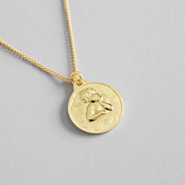 gold round double sided cupid necklaces & pendants for women 2018 new trend 925 sterling silver fashion jewelry 925-230
gold round double sided cupid necklaces & pendants for women 2018 new trend 925 sterling silver fashion jewelry 925-230