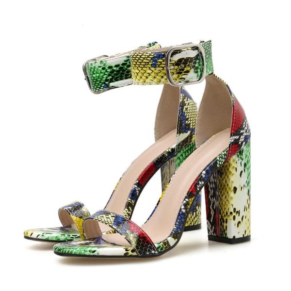 fashion women sandals high heels open toe colorful snakestriped sandals toe non-slip heeled heel shoes chaussures femme, Black
fashion women sandals high heels open toe colorful snakestriped sandals toe non-slip heeled heel shoes chaussures femme, Black