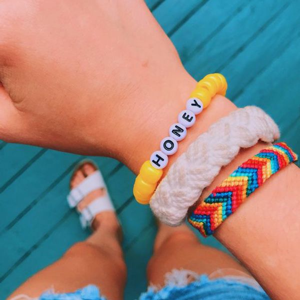 1pcs colorful acrylic personality letters bracelet & bangle set words beads for women hand jewelry accessories dropshipping, Black
1pcs colorful acrylic personality letters bracelet & bangle set words beads for women hand jewelry accessories dropshipping, Black