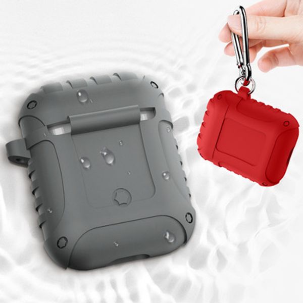 airpods wireless earphone case new waterproof shockproof silicone case with hook retail package for apple earphone
airpods wireless earphone case new waterproof shockproof silicone case with hook retail package for apple earphone