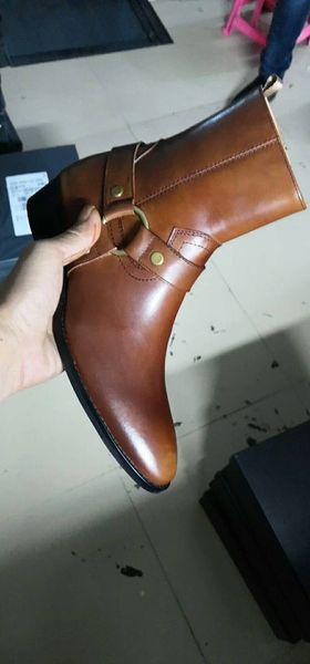 factory outlet genuine leather persional boots real picture new list cow leather high steeel half knee boots, Black
factory outlet genuine leather persional boots real picture new list cow leather high steeel half knee boots, Black