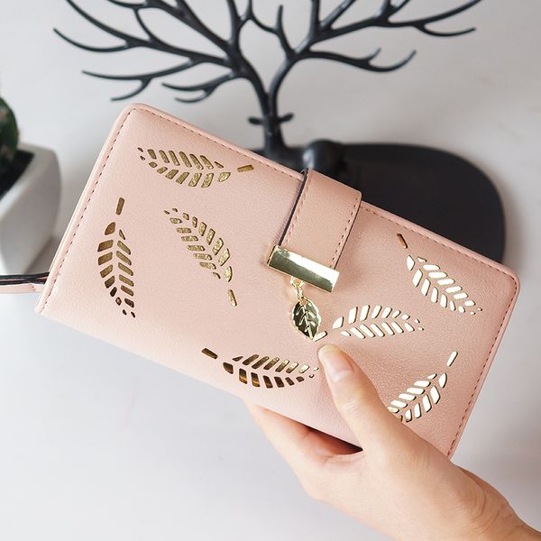 summer hollow new summer women's wallet mezzanine korean leaf zipper temperament long large capacity card bag wallet, Black
summer hollow new summer women's wallet mezzanine korean leaf zipper temperament long large capacity card bag wallet, Black