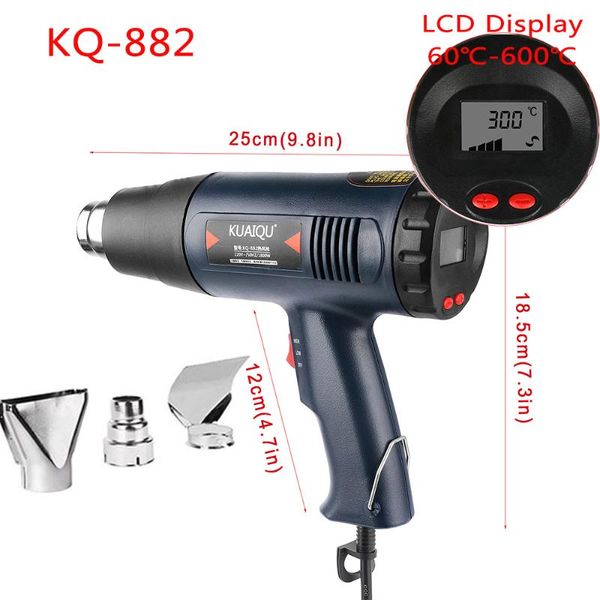 220v digital electric air gun 1800w stepless adjustable temperature-controlled thermal blower heat gun for building and diy
220v digital electric air gun 1800w stepless adjustable temperature-controlled thermal blower heat gun for building and diy
