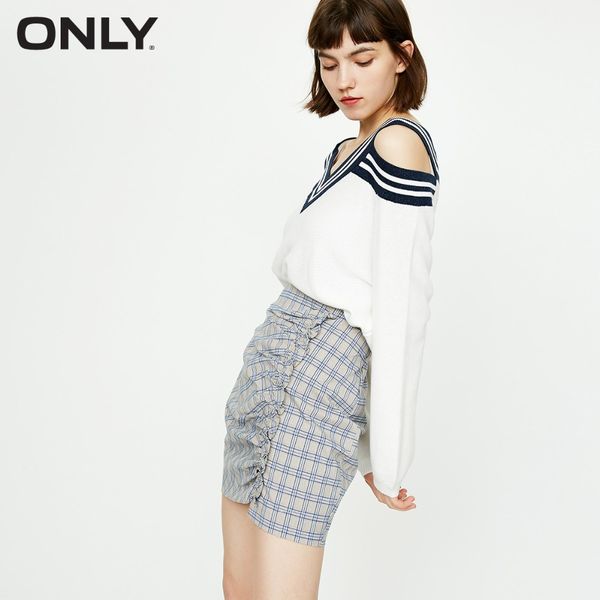 only women's loose fit low-high off-the-shoulder v neckline long-sleeved knitted shirt |118324504, White;black
only women's loose fit low-high off-the-shoulder v neckline long-sleeved knitted shirt |118324504, White;black