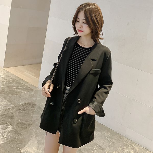 spring new korean version of the small suit jacket womens black long sleeve casual was thin suit jacket and long sections womens, White;black
spring new korean version of the small suit jacket womens black long sleeve casual was thin suit jacket and long sections womens, White;black