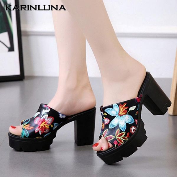 karin 2020 new arrivals women mules sandals square heels peep toe platform flower pumps summer party women shoes, Black
karin 2020 new arrivals women mules sandals square heels peep toe platform flower pumps summer party women shoes, Black