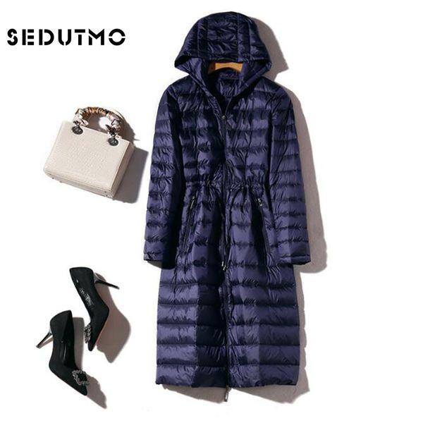 sedutmo winter long womens down jackets ultra light duck down coat hoodie warm slim autumn puffer jacket outerwear ed499, Black
sedutmo winter long womens down jackets ultra light duck down coat hoodie warm slim autumn puffer jacket outerwear ed499, Black