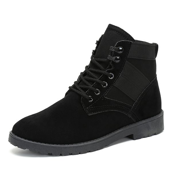 autumn boots men shoes fashion suede military spring breathable men boots casual shoes flat ankle boots, Black
autumn boots men shoes fashion suede military spring breathable men boots casual shoes flat ankle boots, Black