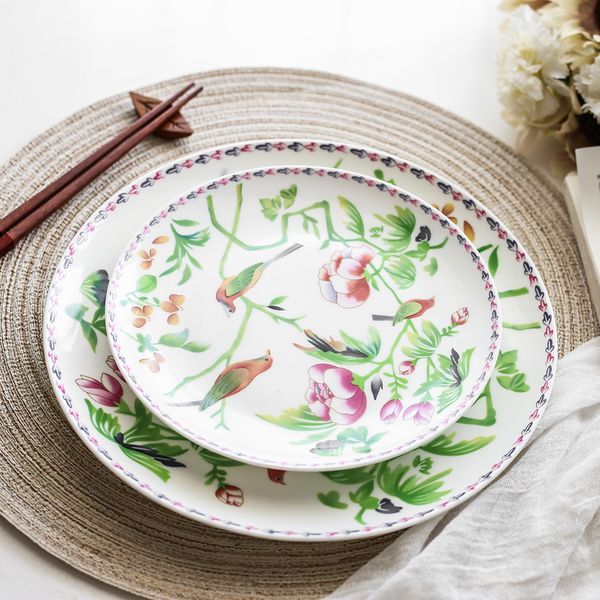 dessert plates rural style flower and bird pattern bone china dinner plate home decoration plate
dessert plates rural style flower and bird pattern bone china dinner plate home decoration plate