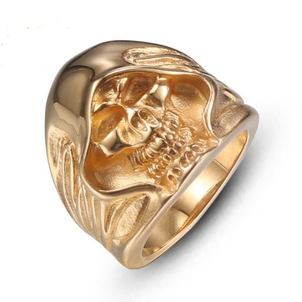 fashion men 316l stainless steel skull ring classic antique ip golden ring of death god punk style ring hip hop halloween jewelry, Golden;silver
fashion men 316l stainless steel skull ring classic antique ip golden ring of death god punk style ring hip hop halloween jewelry, Golden;silver