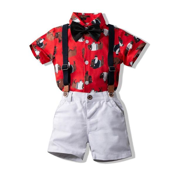 clothing sets kimocat summer suit for boys short sleeved cartoon shirt children fashion two - piece overalls, White
clothing sets kimocat summer suit for boys short sleeved cartoon shirt children fashion two - piece overalls, White