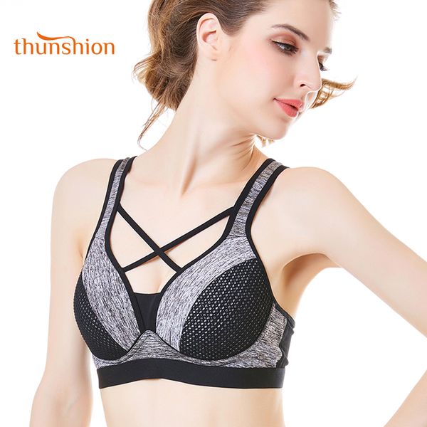 thunshion cross strappy backless sports bra fitness women bra yoga mesh crop patchwork daily wear underwear, White;black
thunshion cross strappy backless sports bra fitness women bra yoga mesh crop patchwork daily wear underwear, White;black
