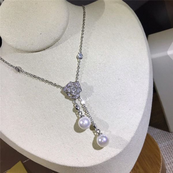 rose necklaces s925 sterling silver pendant necklaces fresh water pearl for women party wedding gift
rose necklaces s925 sterling silver pendant necklaces fresh water pearl for women party wedding gift
