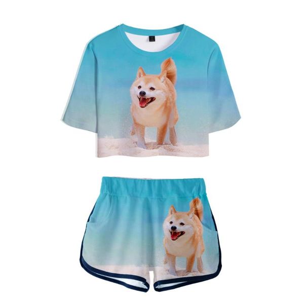 2019 сиб ина printed женщина два куска набора новых kpop сиба ина дизайн негабаритных navel короткого рукав и короткие штаны o-образный выре, White
2019 сиб ина printed женщина два куска набора новых kpop сиба ина дизайн негабаритных navel короткого рукав и короткие штаны o-образный выре, White