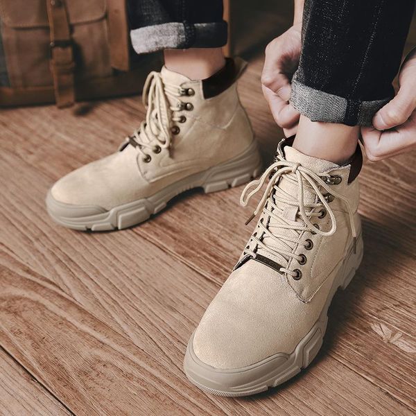 new arrival mens boots wearable rubber desert boot leather work boots fashion sneakers size 38-44, Black
new arrival mens boots wearable rubber desert boot leather work boots fashion sneakers size 38-44, Black