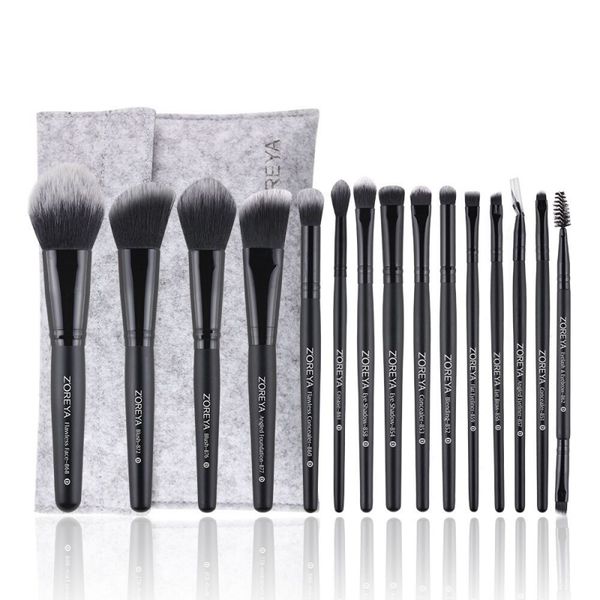 15pcs makeup brush professional blending brush set black eye shadow,eyebrow,eyeliner,powder brush pen
15pcs makeup brush professional blending brush set black eye shadow,eyebrow,eyeliner,powder brush pen