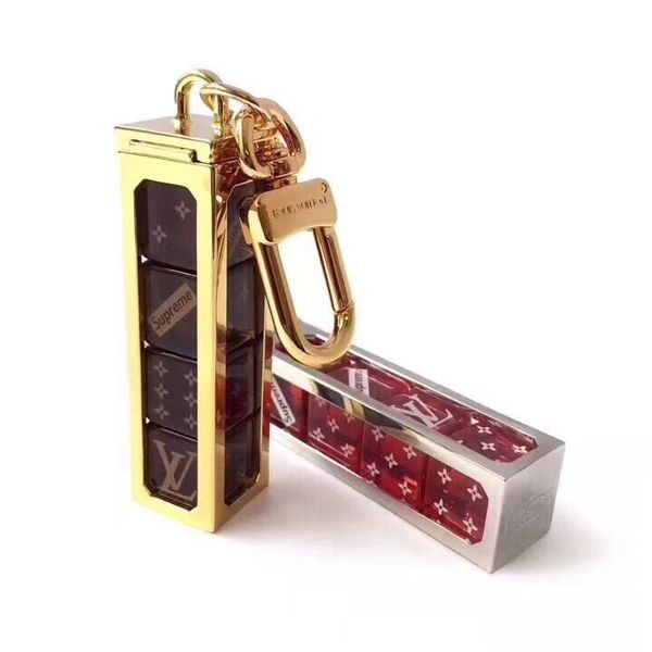 fashion designer key chain dice combination men women metal keychain party gift car key holder with gift box keychain accessories4563, Silver
fashion designer key chain dice combination men women metal keychain party gift car key holder with gift box keychain accessories4563, Silver