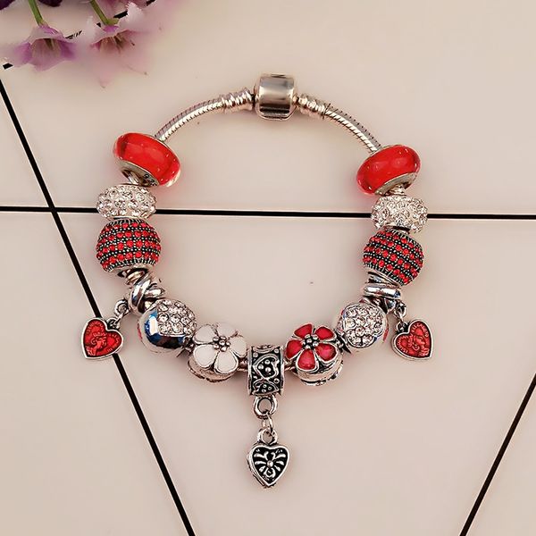 wholesale- glass charm bracelets christmas bracelet for women original diy jewelry style fit pandora with crown, Black
wholesale- glass charm bracelets christmas bracelet for women original diy jewelry style fit pandora with crown, Black