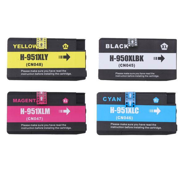 4 lot high yield printer ink cartridge replacement for pro 8100 / pro 8600 - 950xl 950bk 951xl/c/m/y model, black red yellow blue
4 lot high yield printer ink cartridge replacement for pro 8100 / pro 8600 - 950xl 950bk 951xl/c/m/y model, black red yellow blue
