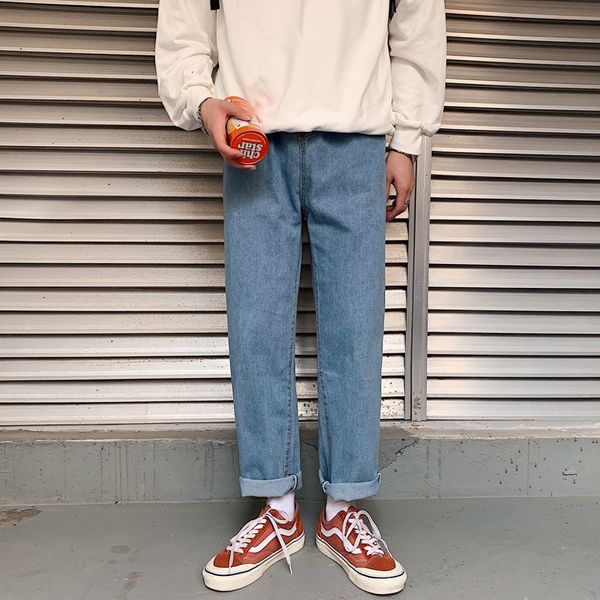 pendant sense loose-fit jeans men's popular brand spring and autumn new style trend versatile korean-style large size straight w, Blue
pendant sense loose-fit jeans men's popular brand spring and autumn new style trend versatile korean-style large size straight w, Blue