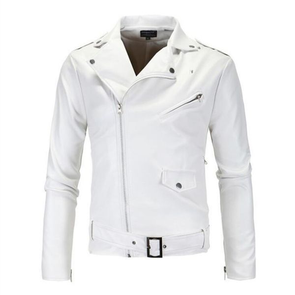 men british style pu leather jacket handsome black white punk slim biker motorcycle jacket bomber outwear pu leather, Black;brown
men british style pu leather jacket handsome black white punk slim biker motorcycle jacket bomber outwear pu leather, Black;brown