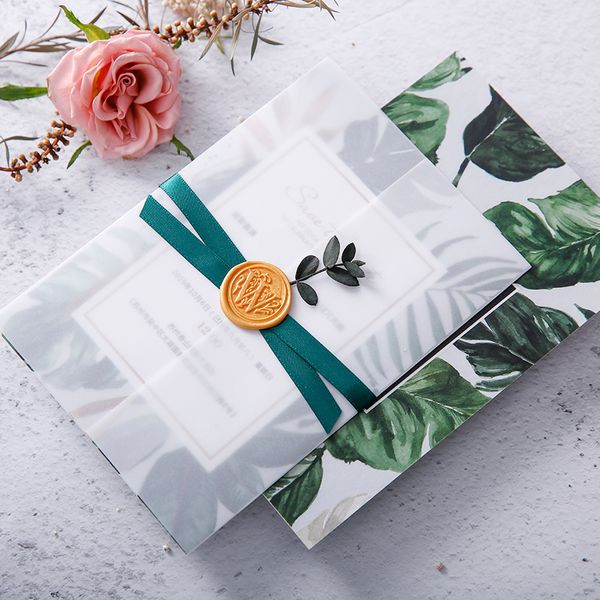 50pcs fresh and concise invitation custom wedding invitation sulfate paper translucent cover greeting card custom printing
50pcs fresh and concise invitation custom wedding invitation sulfate paper translucent cover greeting card custom printing