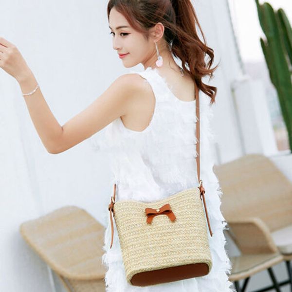 new women straw woven bag summer beach woven bag shoulder tote shoulder handbag casual
new women straw woven bag summer beach woven bag shoulder tote shoulder handbag casual