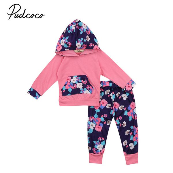 pudcoco newborn baby girls clothes floral hooded long sleeve +long pants outfits baby clothing set, Pink;blue
pudcoco newborn baby girls clothes floral hooded long sleeve +long pants outfits baby clothing set, Pink;blue